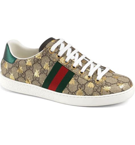 gucci shoes sneakers bee|Gucci bee sneakers women.